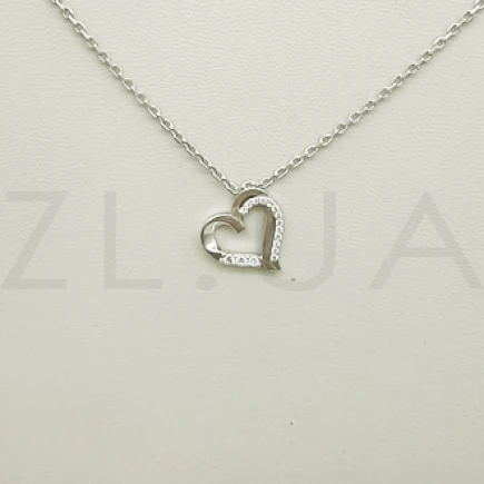 Колье "Сердце" с бриллиантами Photo-1