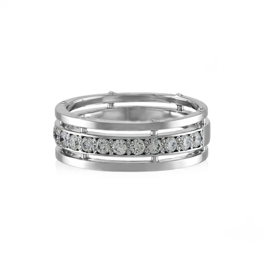  Кольцо "Счастливый союз" с бриллиантами