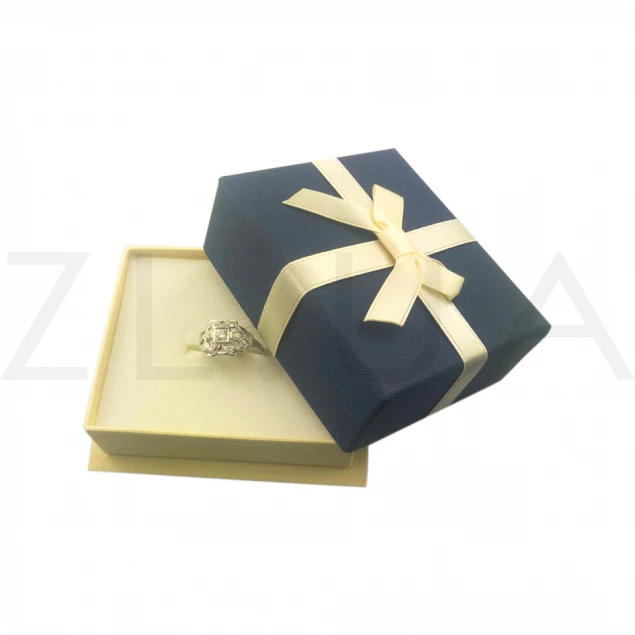Подарункова коробочка синього кольору Photo-2