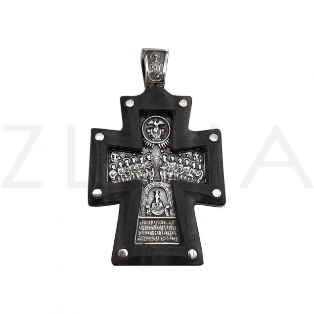 Православный крест с белого золота Photo-1