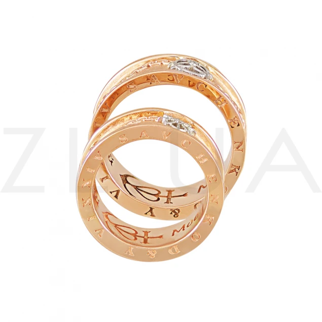 Обручальные кольца "Орион" с бриллиантами Photo-3