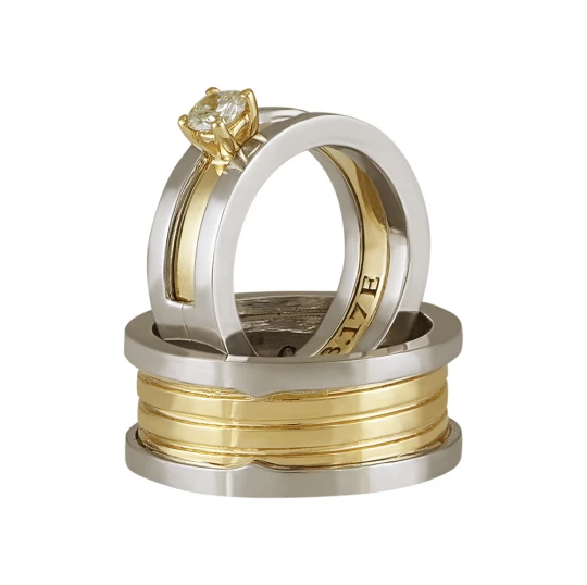 Обручальное кольцо "Солнечная феерия"