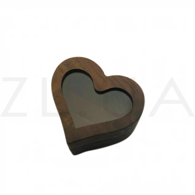 Упаковочная кобочка "Сердце" из дерева Photo-2