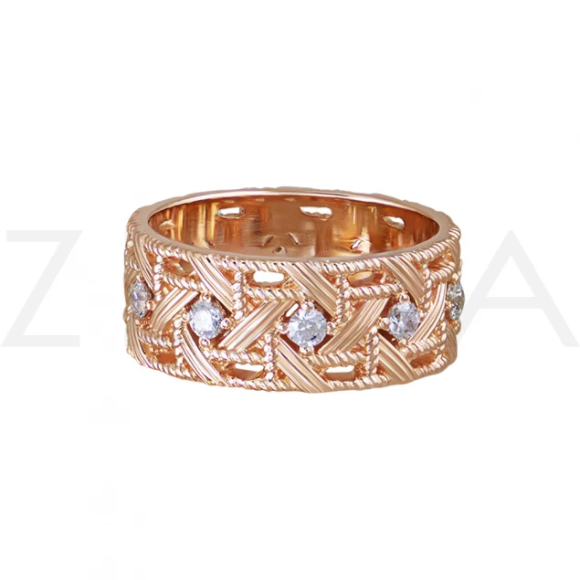 Обручальное кольцо "Затмение" с бриллиантами