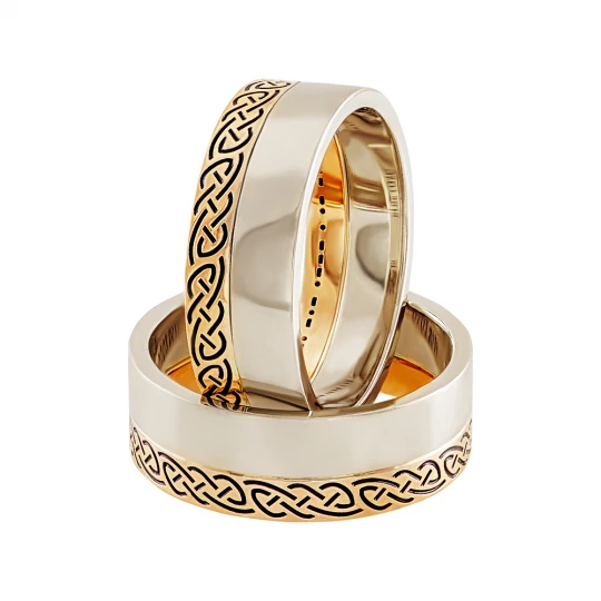 Обручальное кольцо "Цвет любви"