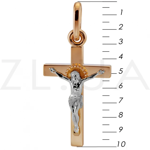 Большой, ровный, православный крест с Распятием Photo-1