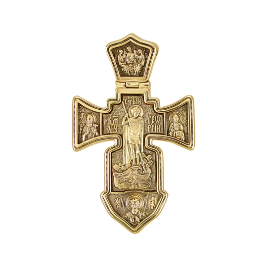 Хрест "Moрський" в лимоном золоті