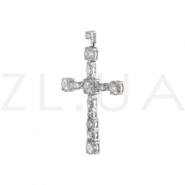 Крест с крупными бриллиантами  Photo-1