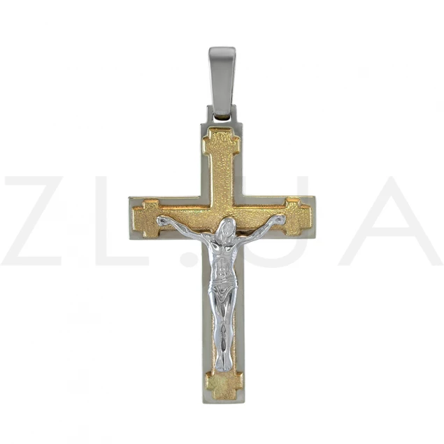 Хрест із білого золота