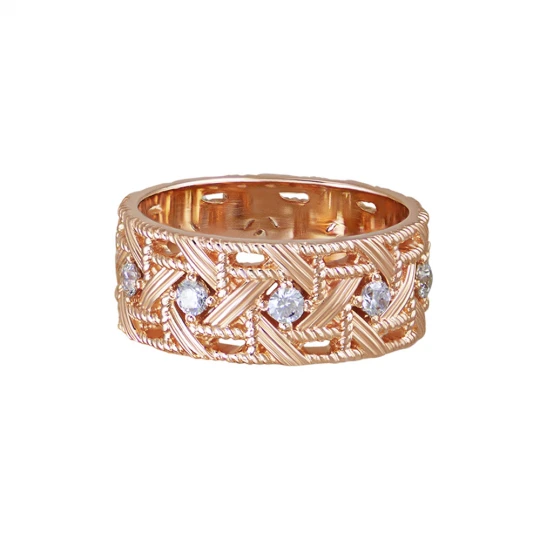 Обручальное кольцо "Затмение" с бриллиантами