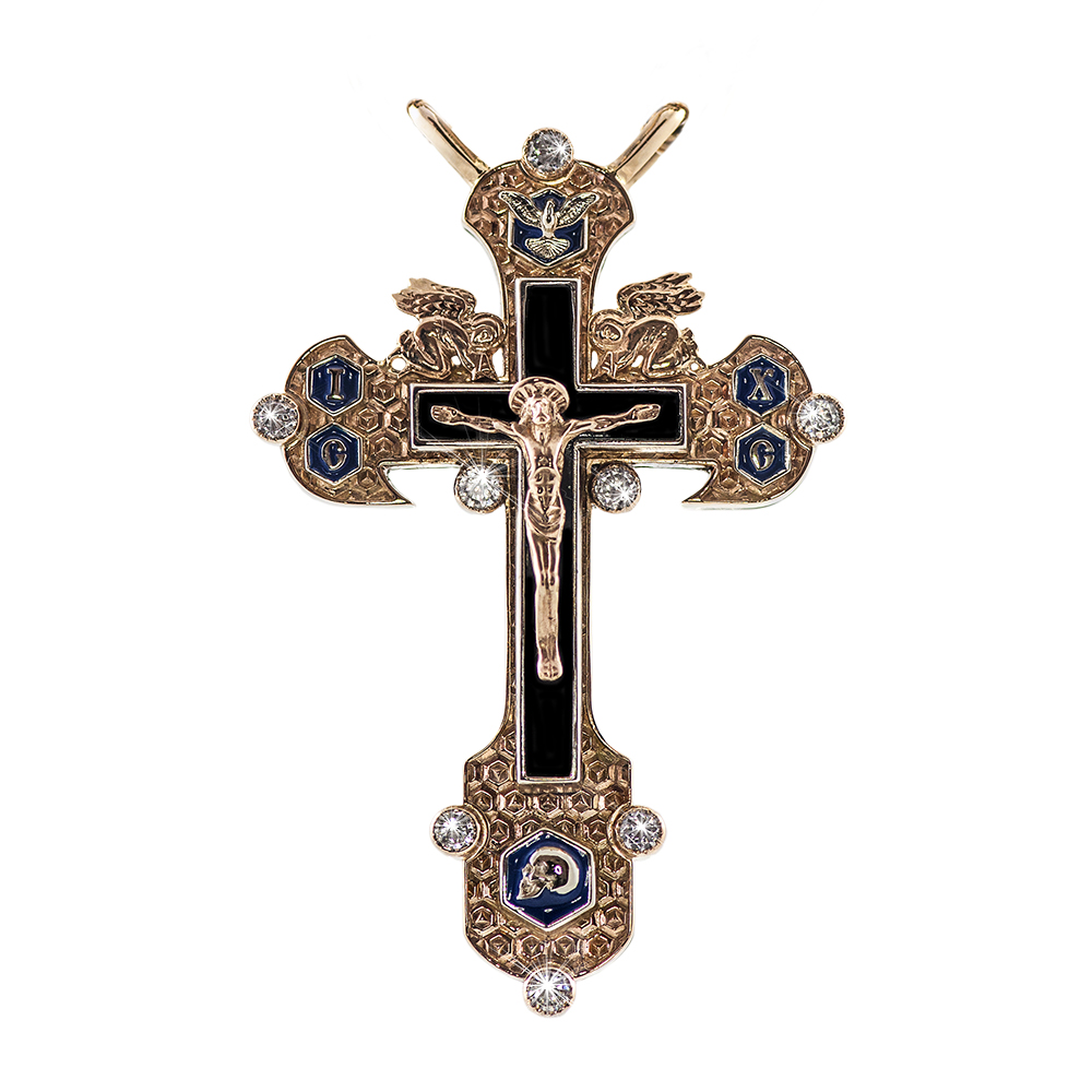 Хрест з Янголом, голубом и черепом